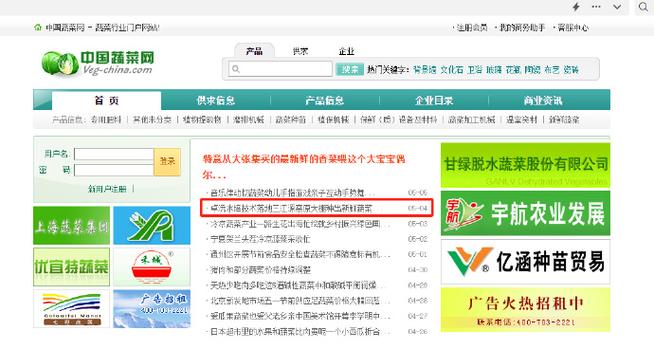 中国蔬菜网(官方)