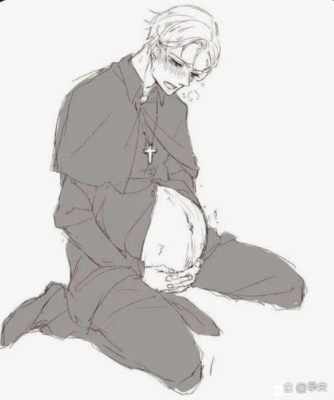 怀孕生孩子的动画