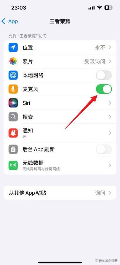 王者荣耀声音权限怎么设置苹果