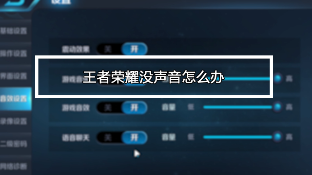 王者荣耀声音权限怎么设置苹果截图3