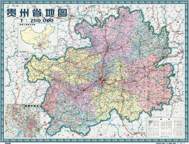 贵州省全省地图