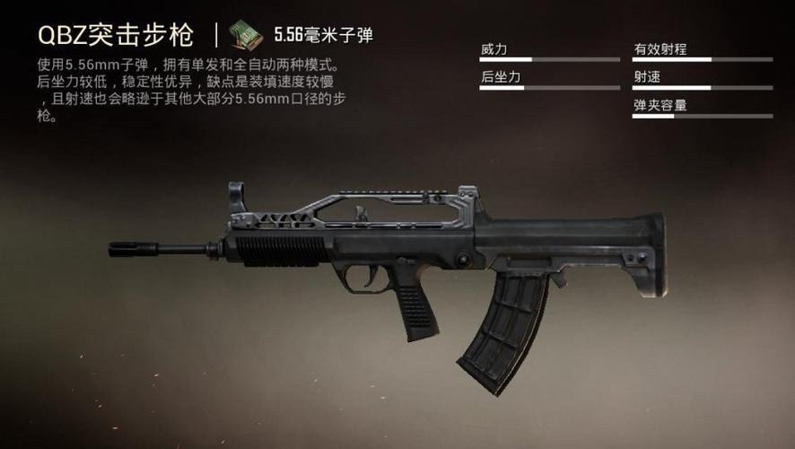 5.56冲锋枪和平精英
