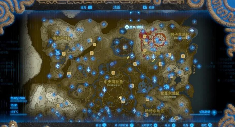 全神庙地图
