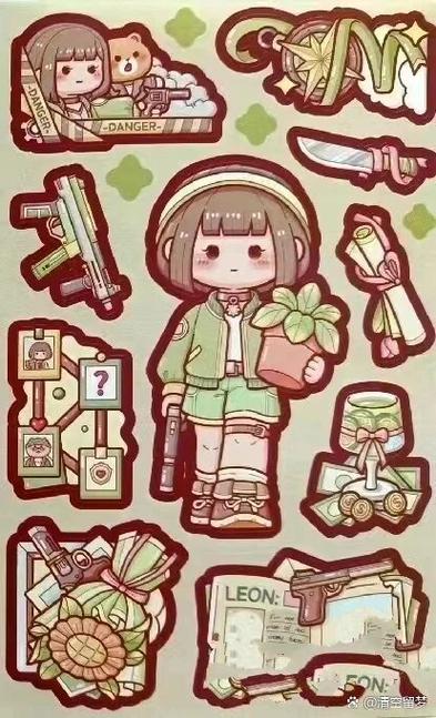 手帐贴纸小麻薯