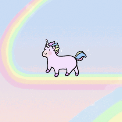 彩虹屁独角兽gif