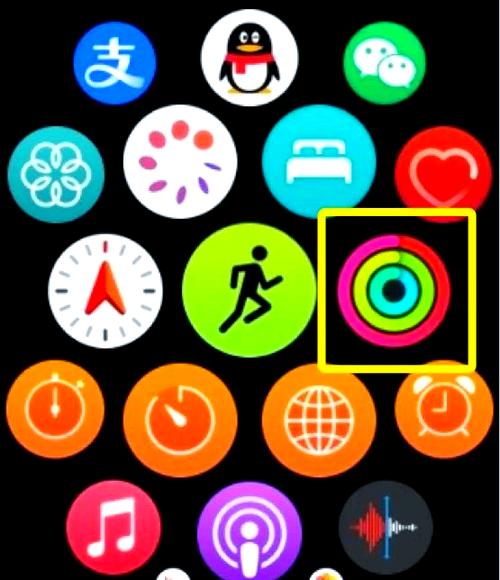 iPhone上三个重叠圈圈的图标
