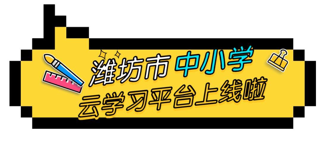 潍坊教育云平台入口官网