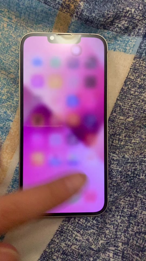 手机屏幕突然模糊