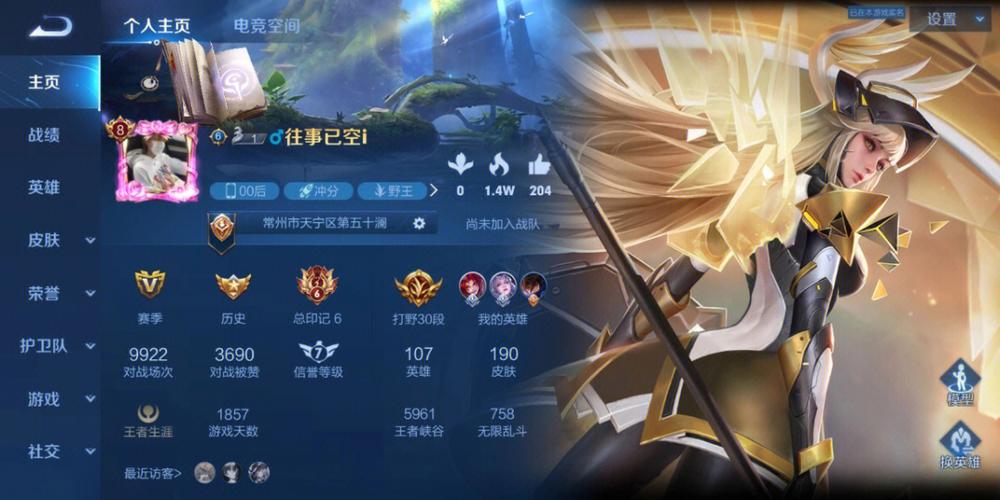 王者荣耀主页自定义
