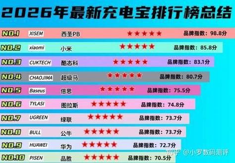 大容量充电宝品牌排行榜截图1