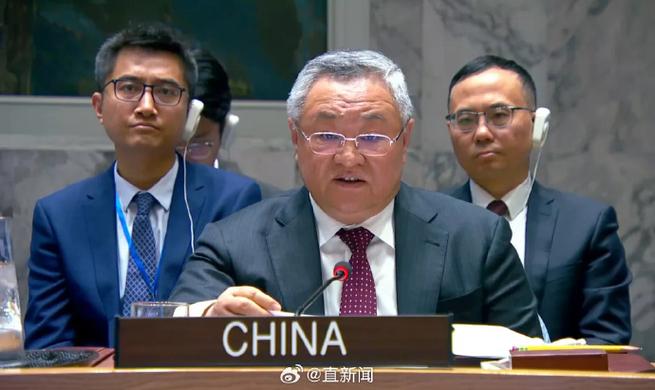 中方代表在安理会点名以色列