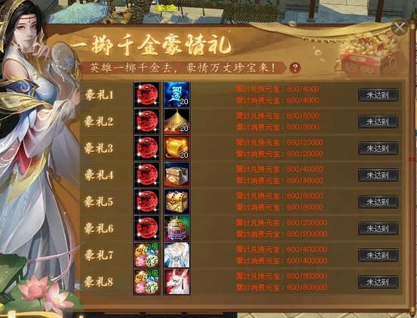 天龙八部48级能带多少金币