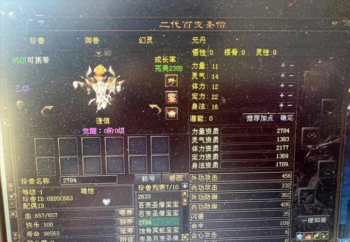 天龙八部95宝宝小完美和大完美