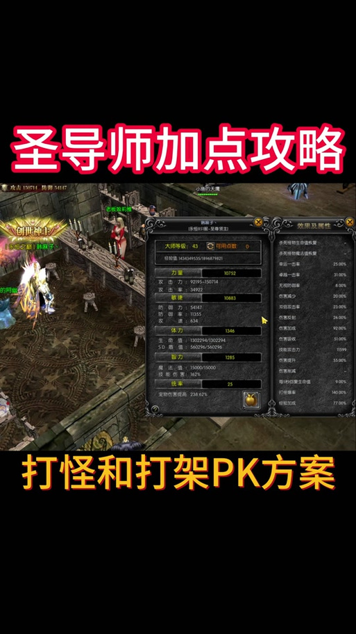 奇迹103h圣导加点