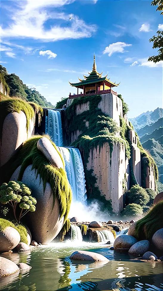 大富大贵山水风景图片截图3