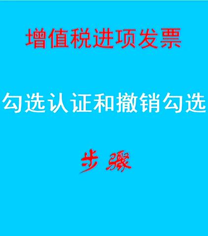 抵扣勾选的步骤截图3