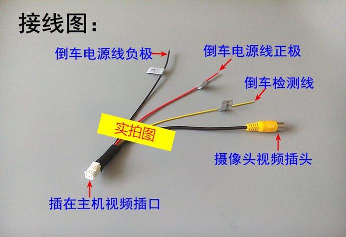 摄像头线怎么接图解法