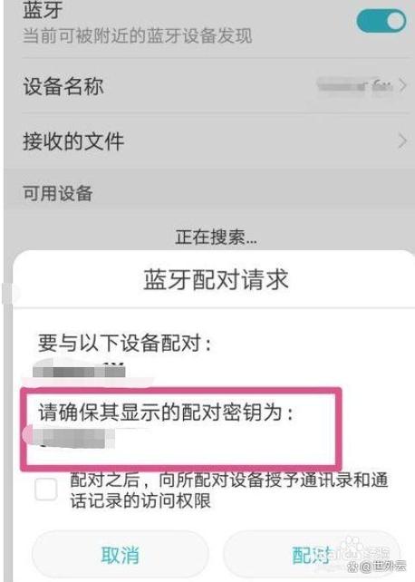 车里蓝牙密码是多少