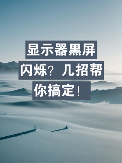 显示器亮了一下就黑屏