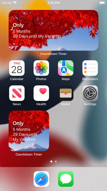 countdown widget截图2