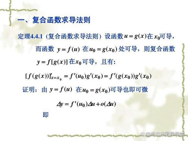 高中数学导数公式截图2