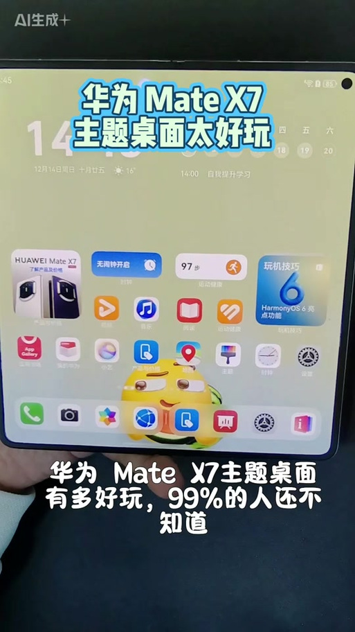 华为手机桌面设置在哪