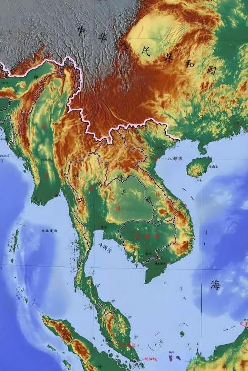 老挝在中国的哪个方向