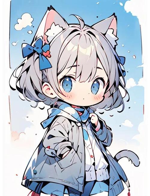 美女可爱 猫咪 美女可爱 猫咪