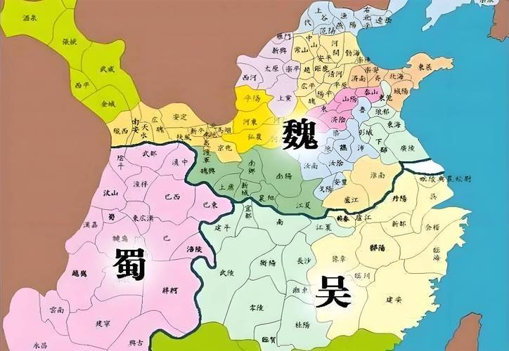 三国时期城市地图