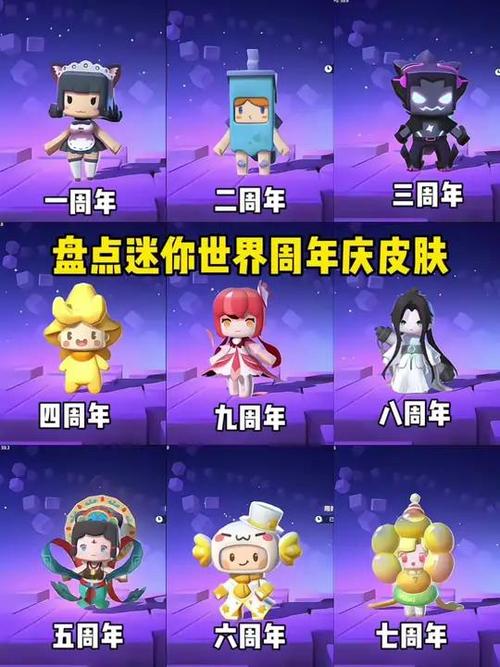 迷你世界都有哪些皮肤