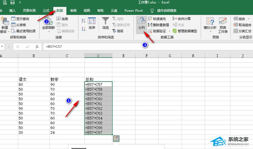 表格求和不显示数值
