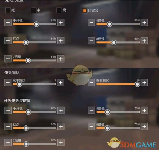 荒野行动视角设置