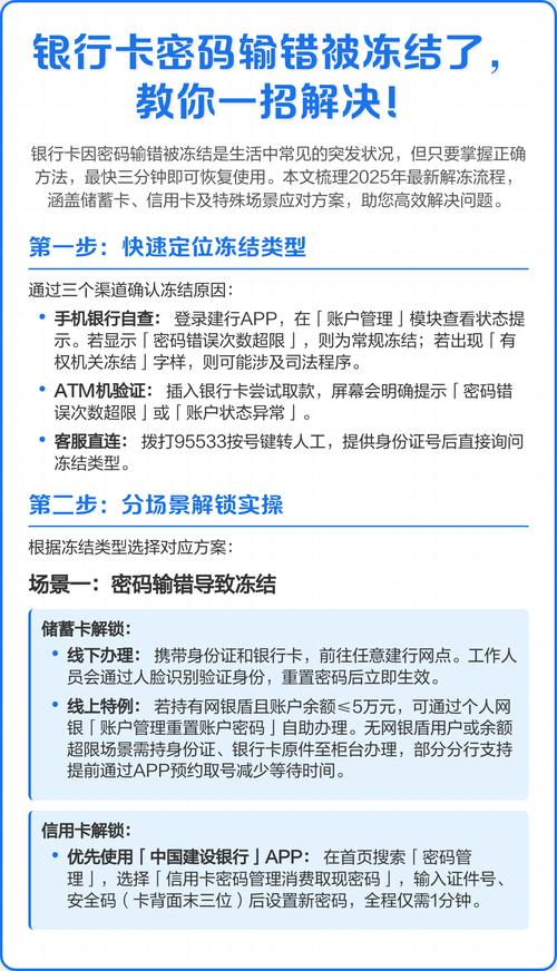 银行卡密码输错了锁住了怎么办