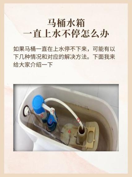 马桶水箱一直在响怎么办