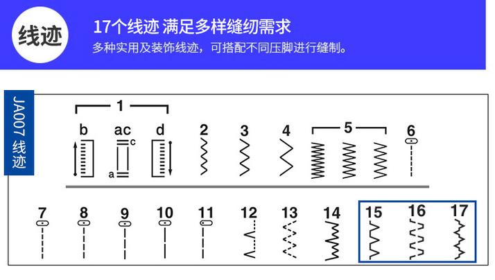 兄弟缝纫机锁边图解