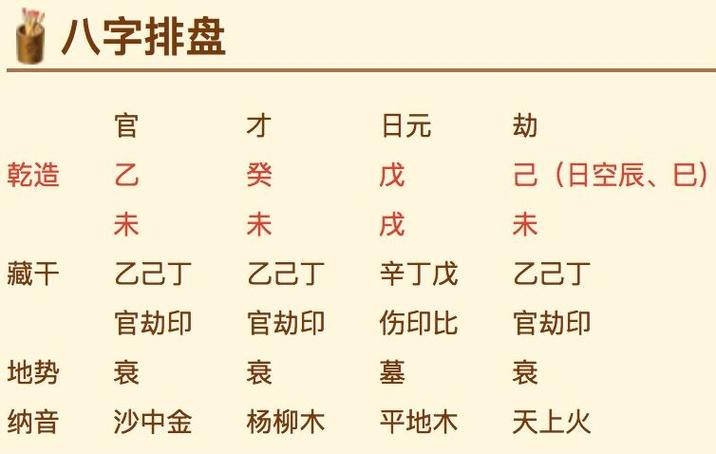 怎么看八字命盘截图2