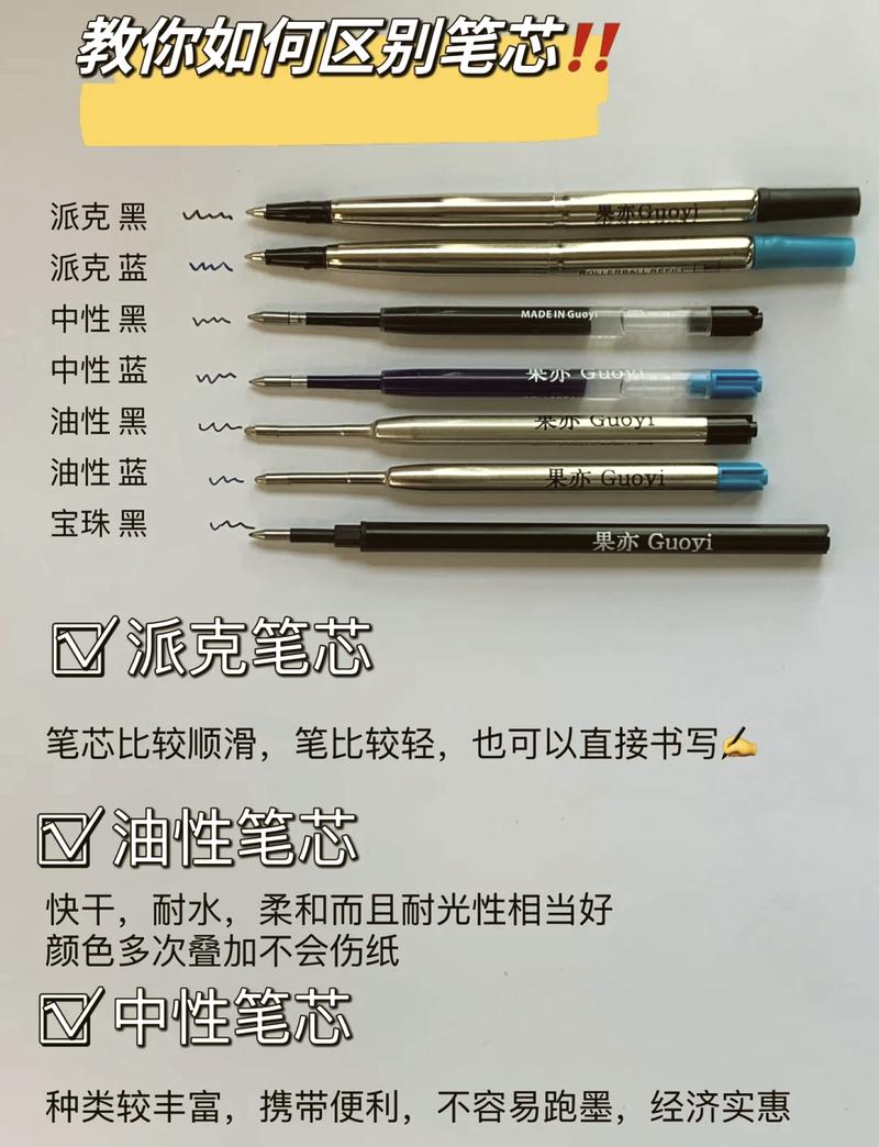 小米笔芯和st笔芯的区别