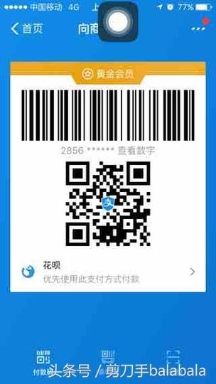 支付宝付款码在哪里