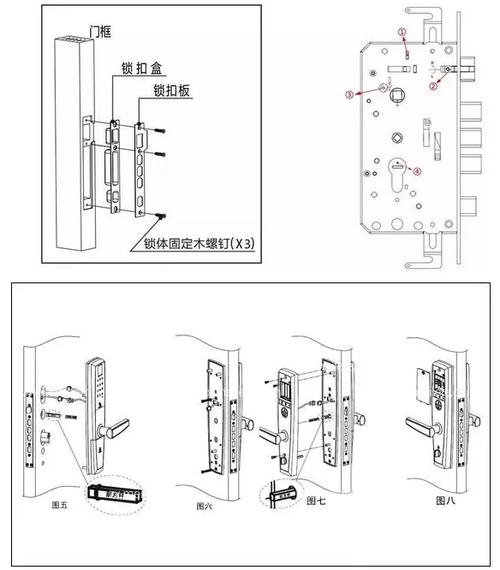 指纹锁的安装方法