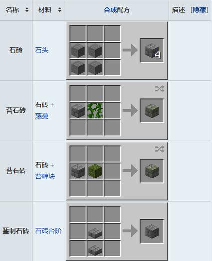 我的世界fill填充石砖