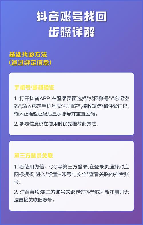 找回账号的几种方法