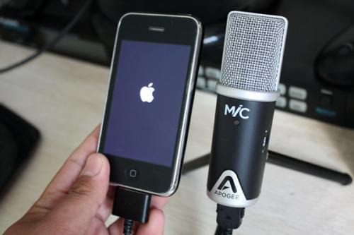 iphone外接麦克风录音
