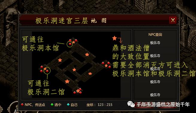 风云三国洛阳迷宫走法