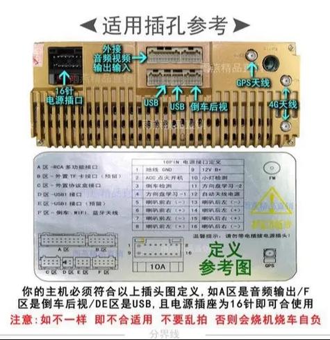安卓大屏导航方向盘控制线怎么接