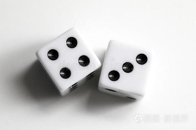 掷两个骰子在点数为7