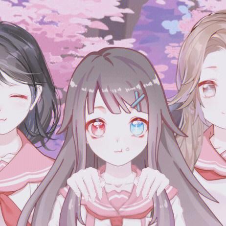 3人闺蜜头像霸气截图3