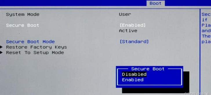 找不到secure boot选项截图2