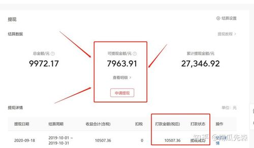 西瓜视频广告收益规则截图1