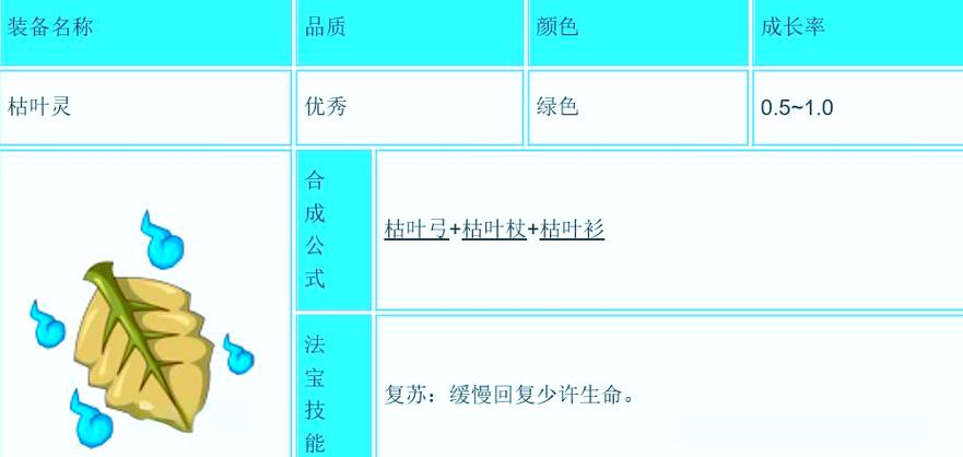 造梦西游3木属性法宝