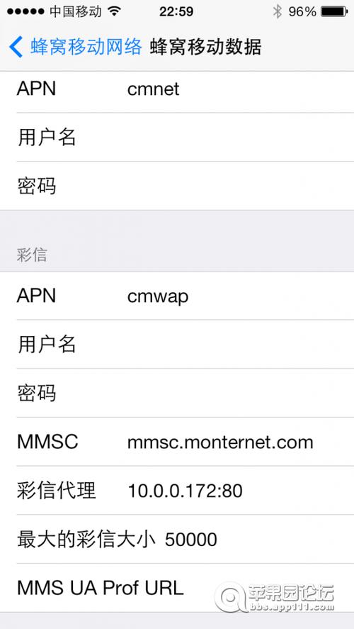 移动4g最佳APN接入点截图2